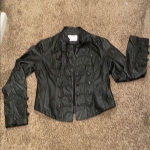 Ladies 100% leather jacket